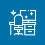 Modern und ergonomisch ausgestattete Büros